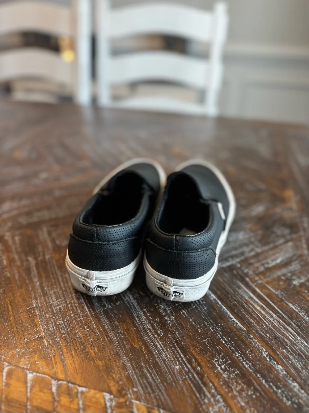 Vans Classic Slip-On Men’s Shoes in Black and White